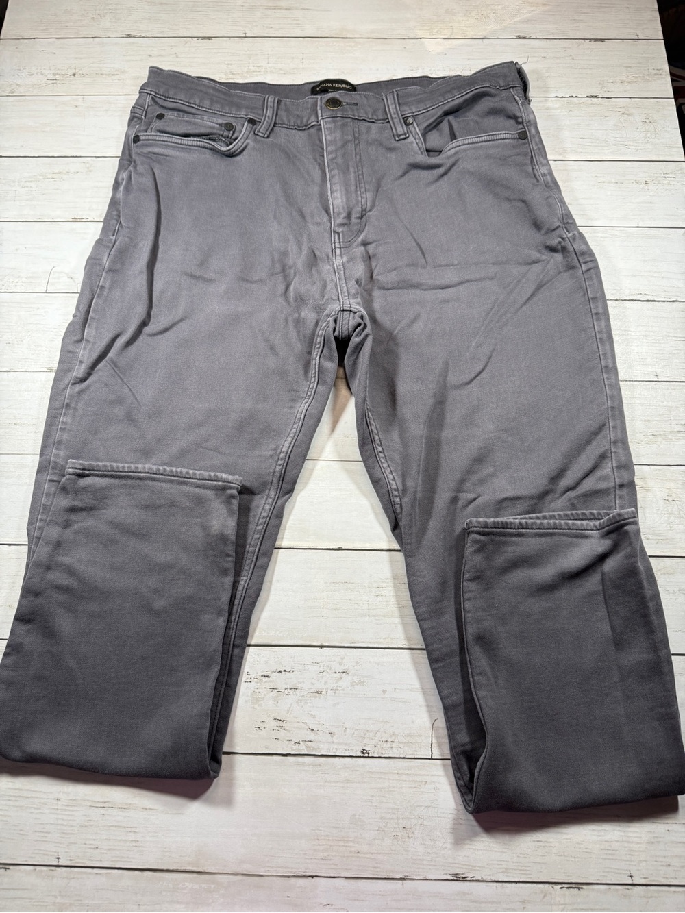 Banana Republic Men’s 36x32 Gray Cargo Pants Stretch Cotton Utility